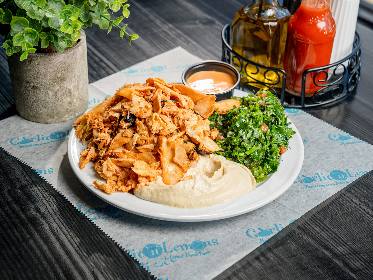 BBQ Chicken Shawarma Plate